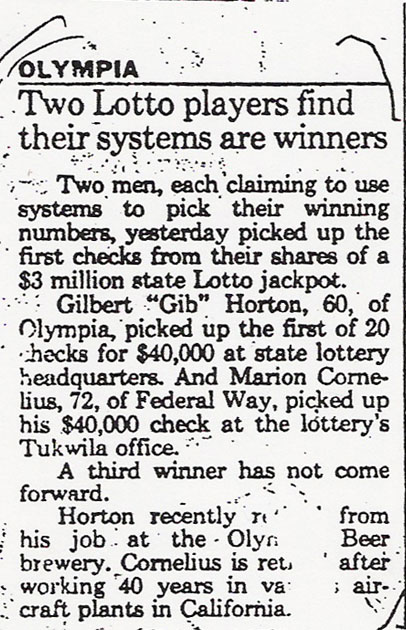 washington winning lotto numbers